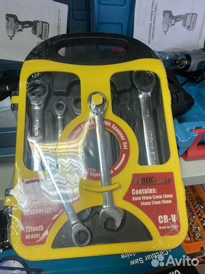 Набор головок с трещеткой 7 предметов