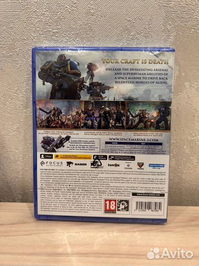 Диск Warhammer 40,000: Space Marine 2 PS5