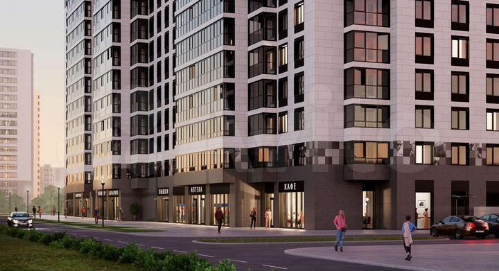 Квартира-студия, 31,1 м², 6/16 эт.