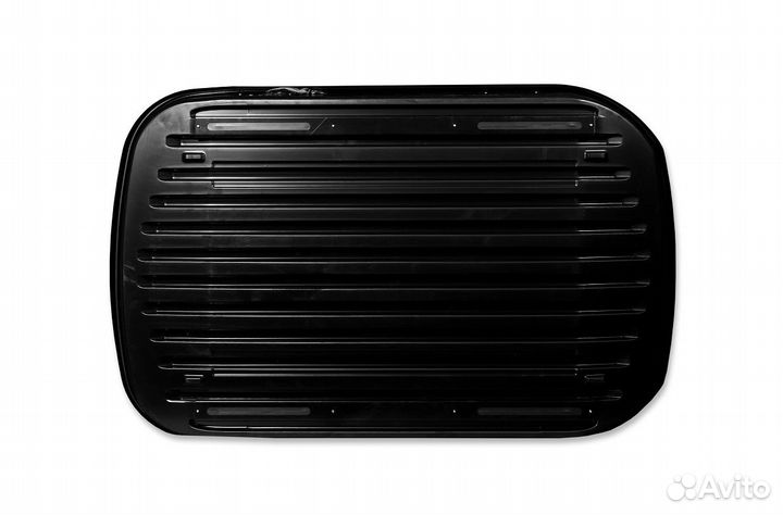 Автобокс на крышу ед Магнум 350 серый карбон