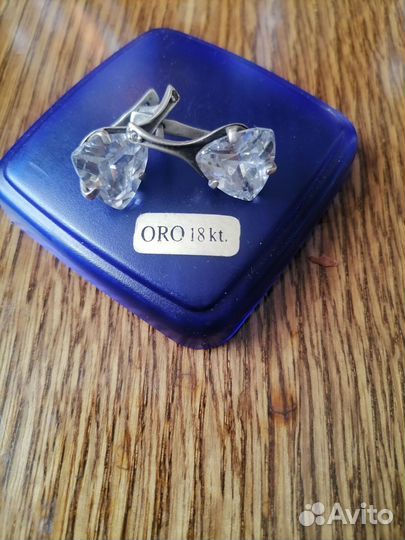 Серьги серебро СССР