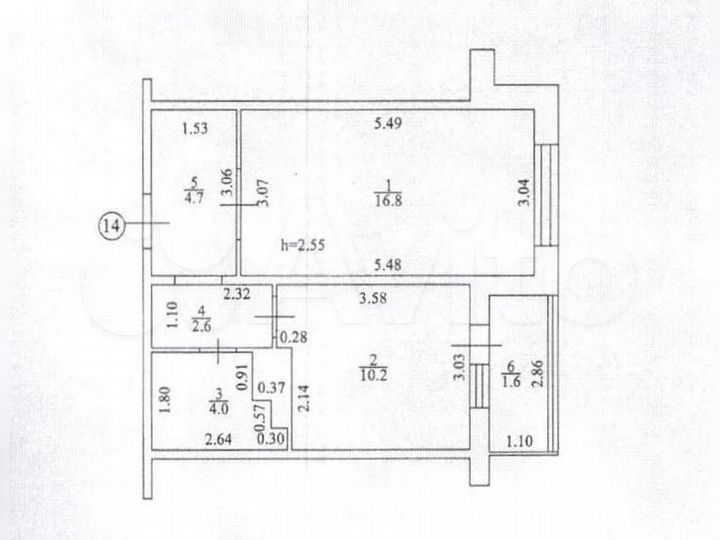 Аукцион: 1-к. квартира, 38,3 м², 4/9 эт.