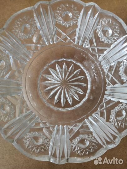 Салатник хрусталь 20х10 см салаты конфеты
