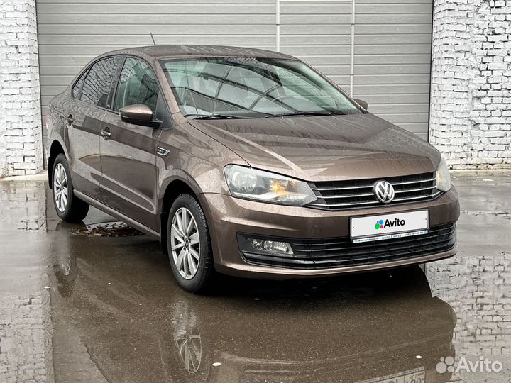 Volkswagen Polo 1.6 AT, 2017, 121 145 км