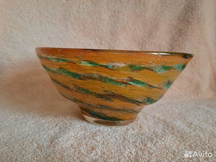 Блюдо/ваза муранское стекло времён СССР