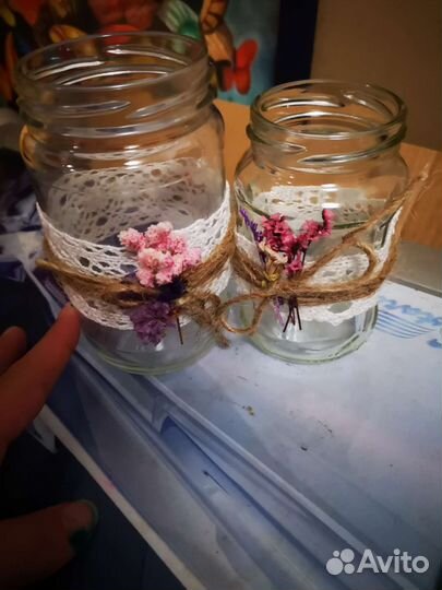 Ваза для цветов стекло