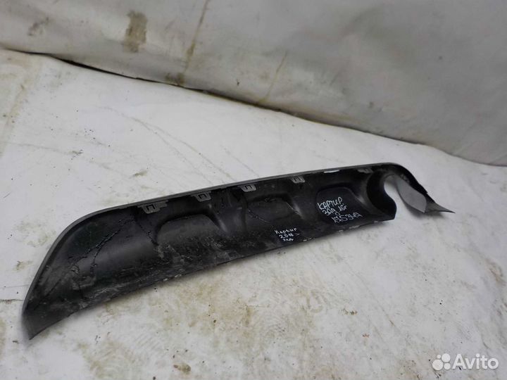 Накладка на бампер renault kaptur