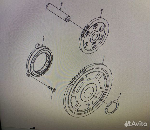 Муфта стартера для снегохода Ямаха 8GL1559000