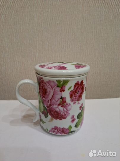 Кружка заварочная с ситом в упаковке