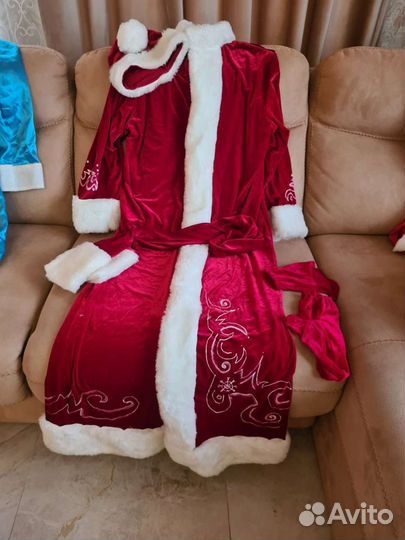 Костюм деда мороза и снегурочки