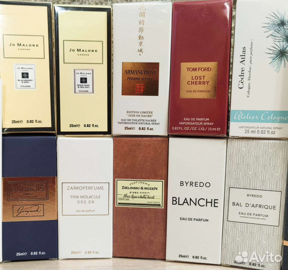 Духи Байредо,Джо Малон, Молекула, Том Форд, Армани