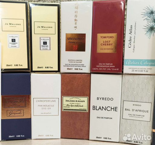 Духи Байредо,Джо Малон, Молекула, Том Форд, Армани
