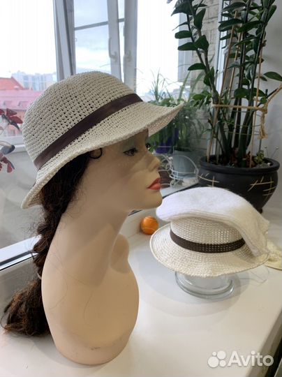 Шляпы из раффии. Размер 55-56 и 58-60