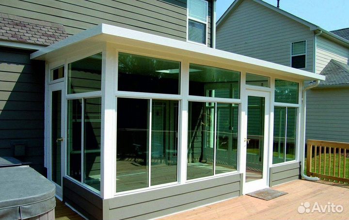 Остекление веранд, беседок
