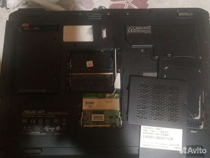 Asus A6T на запчасти