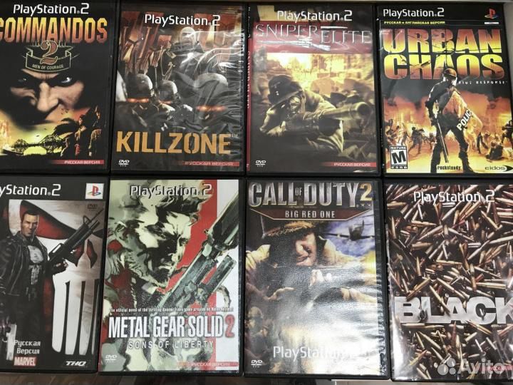Игровые диски для Playstation 2