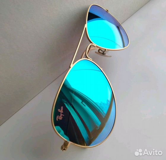 Очки Ray Ban Aviator зеркальные