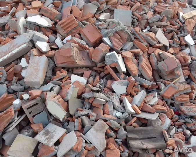 Бой бут строительный