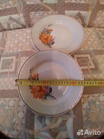 Тарелка СССР 5шт 24см