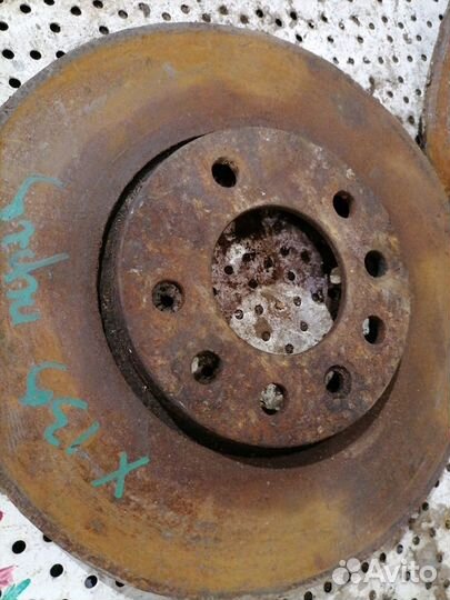 Диски тормозные передние Opel Vectra C