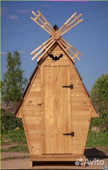 Уличный туалет с установкой