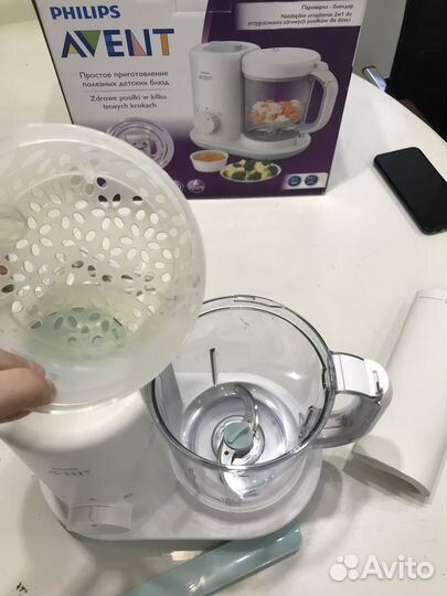 Пароварка блендер philips avent