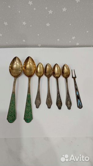 Серебряные ложки 875 проба