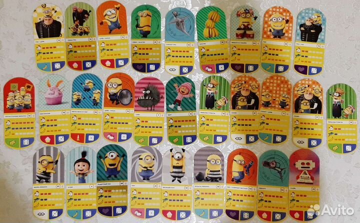 Гадкий я карточки