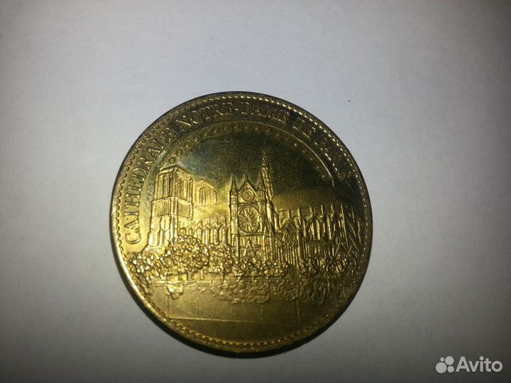 Франция, жетон медаль Нотр Дам де Пари
