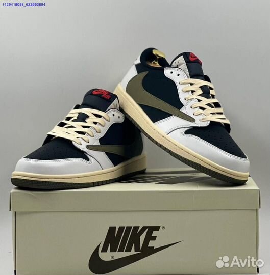 Nike Air Jordan 1 Low & Travis Scott (Арт.80719)