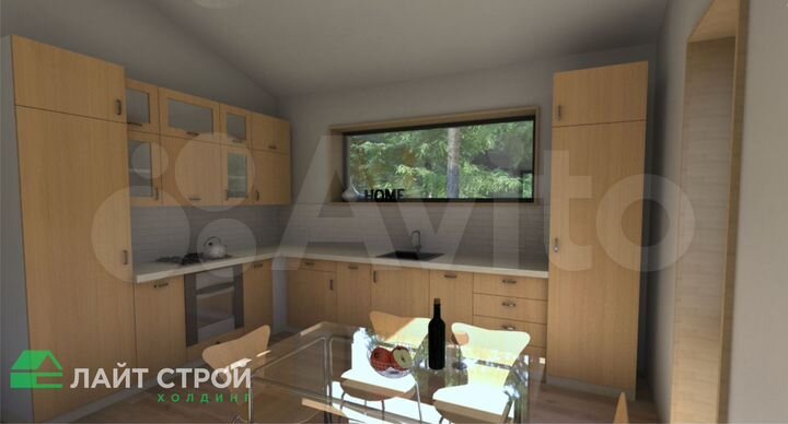 Дом 89,5 м² на участке 6 сот.