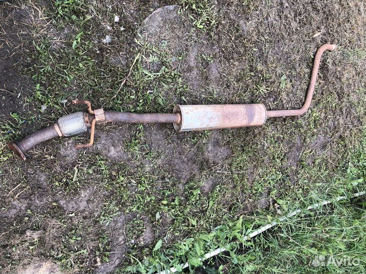 Глушитель от Лада granta