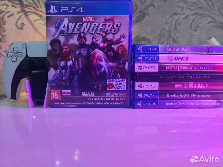 Диск Marvel Avengers игра PS4 PS5