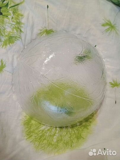 Большой салатник, ваза для фруктов, стеклянная чаш