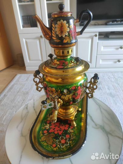 Самовар электрический расписной