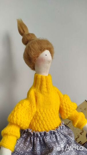 Кукла в стиле Тильда текстильная. Ручная работа