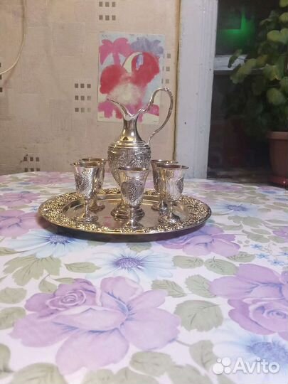 Коньячный набор из мелехиора