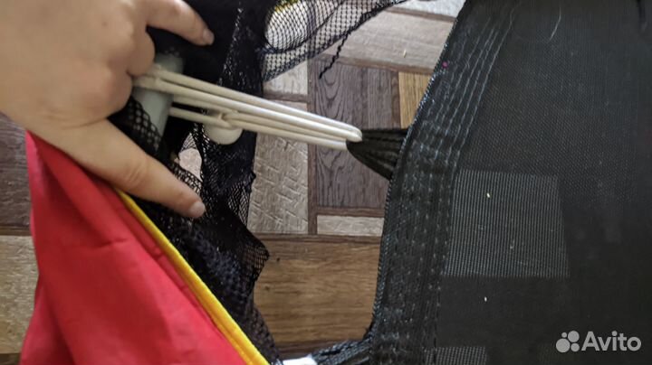 Детский батут с сеткой