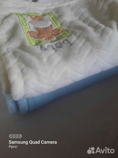 Плед детский плюшевый