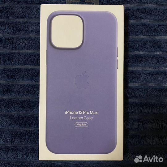 Apple Leather Case Wisteria 13 Pro Max