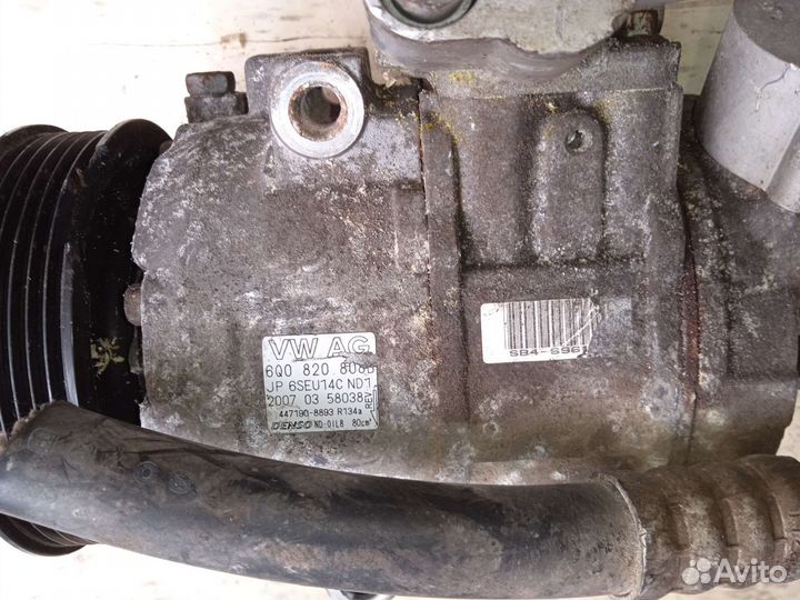 Компрессор кондиционера Skoda Fabia2, Golf, Polo