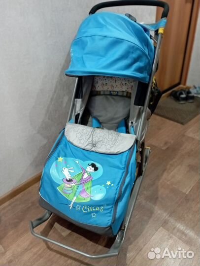 Детские санки коляска ника