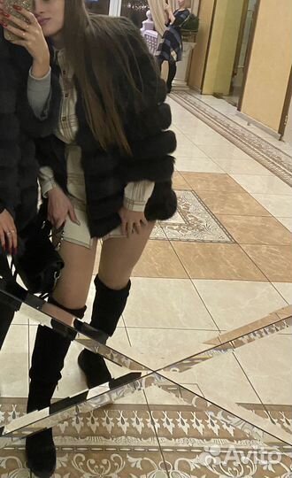 Шуба из песца