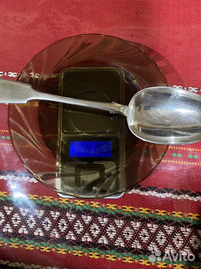 Серебряная ложка 84 проба