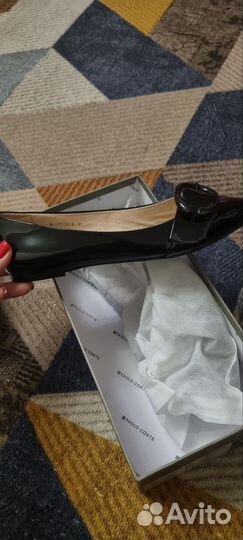 Балетки натуральная кожа 37 новые