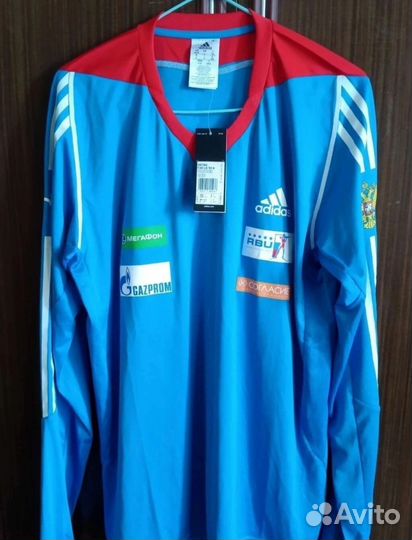 Оригинальный лонгслив Adidas сборной по биатлону