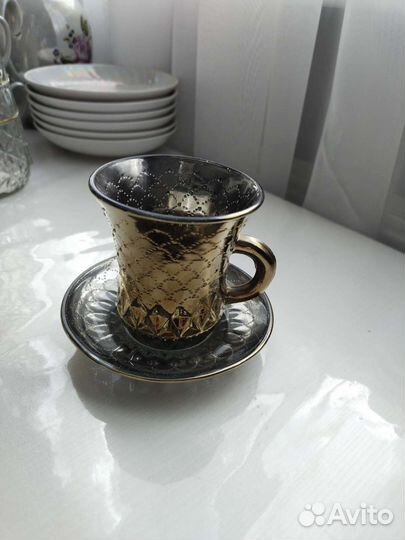 Набор турецких стаканов для чая/ сервиз