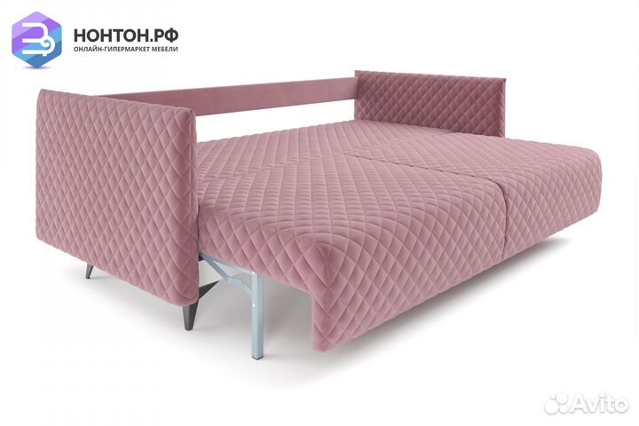 Диван тик-так Вашингтон розовый