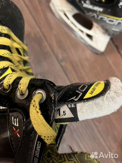 Коньки хоккейные Bauer Vapor 3x JR 1,5 ee