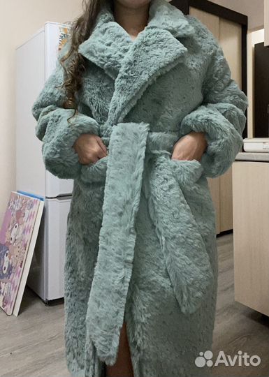 Шуба из эко меха